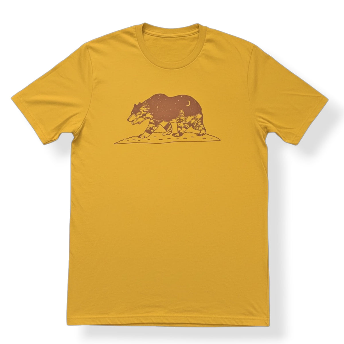 California Grizzly Bear Art T-Shirt: Super Soft, Unisex XS-3X