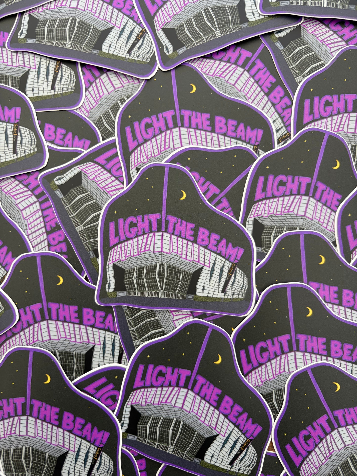 Light the Beam Golden 1 Center Sticker - 3"
