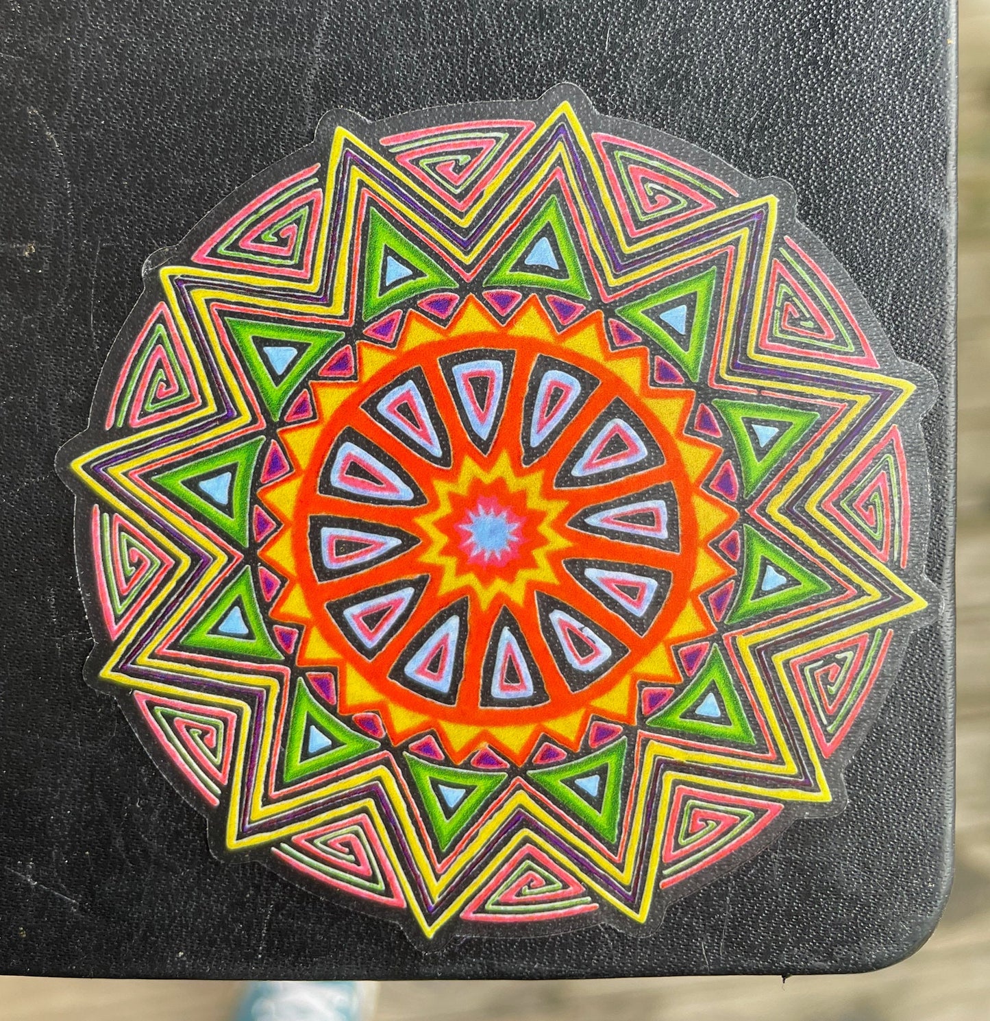 Mandala Sticker - Transparent Decal - Waterproof