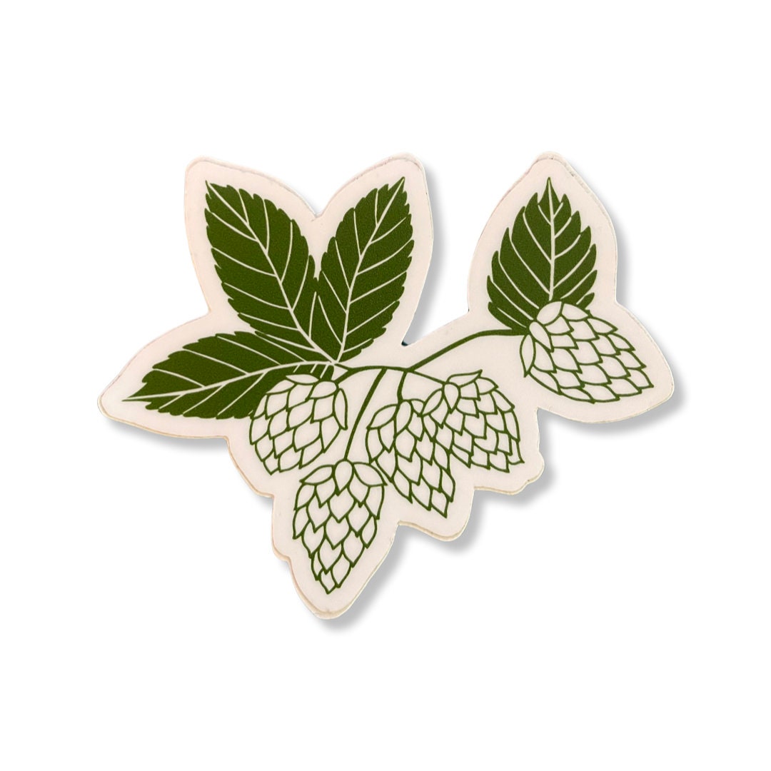 Beer Hops Sticker - Waterproof