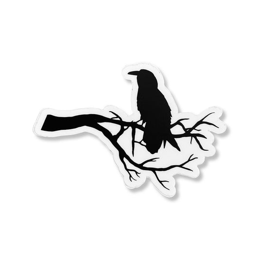 Raven Art Sticker - 3"