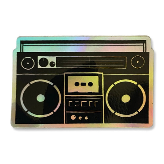 Boom Art Sticker - 3" - Holographic