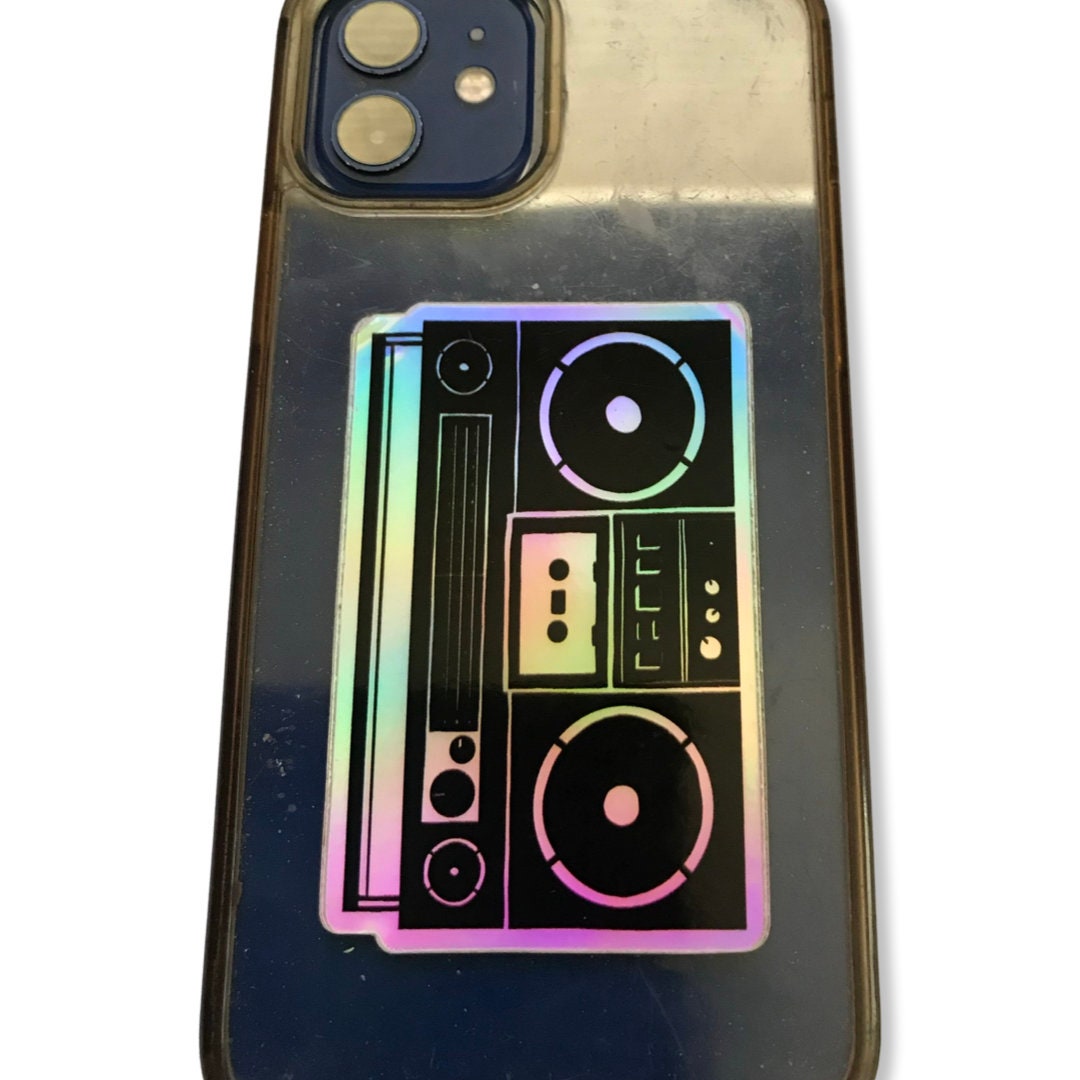 Boom Box - Holographic Sticker - Waterproof