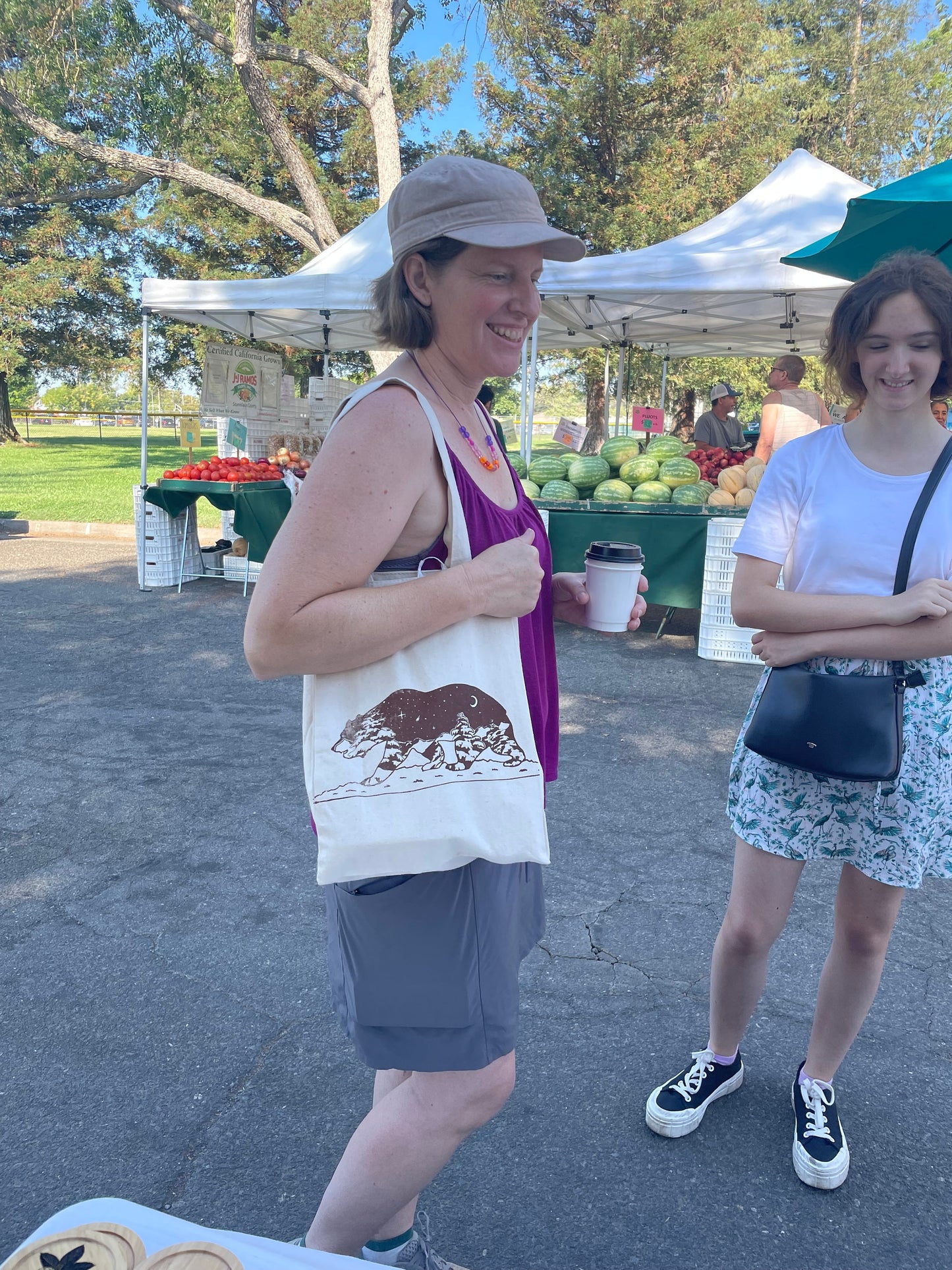 California Grizzly Bear Tote Bag