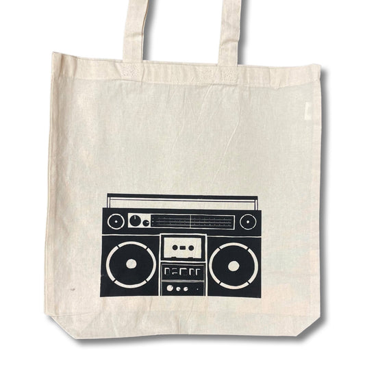 Boom Box Tote Bag