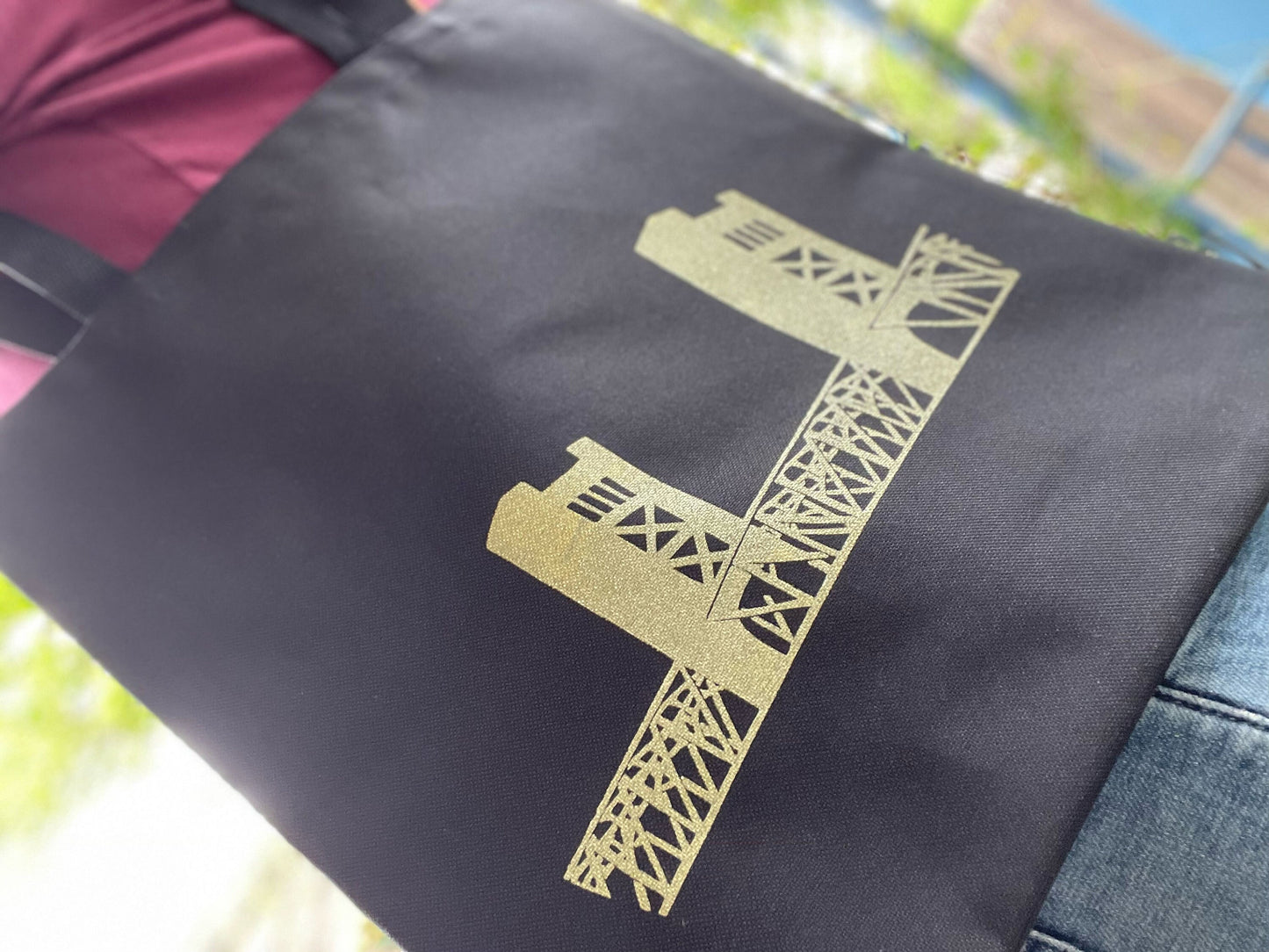 Sacramento Tower Bridge Tote Bag