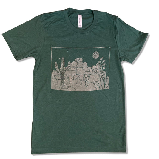 Desert Landscape Art T-Shirt: Super Soft, Unisex XS-3X