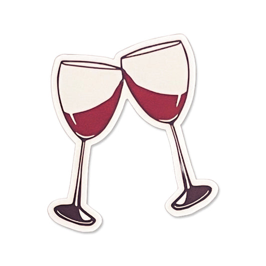 Wine Art Sticker - 3"