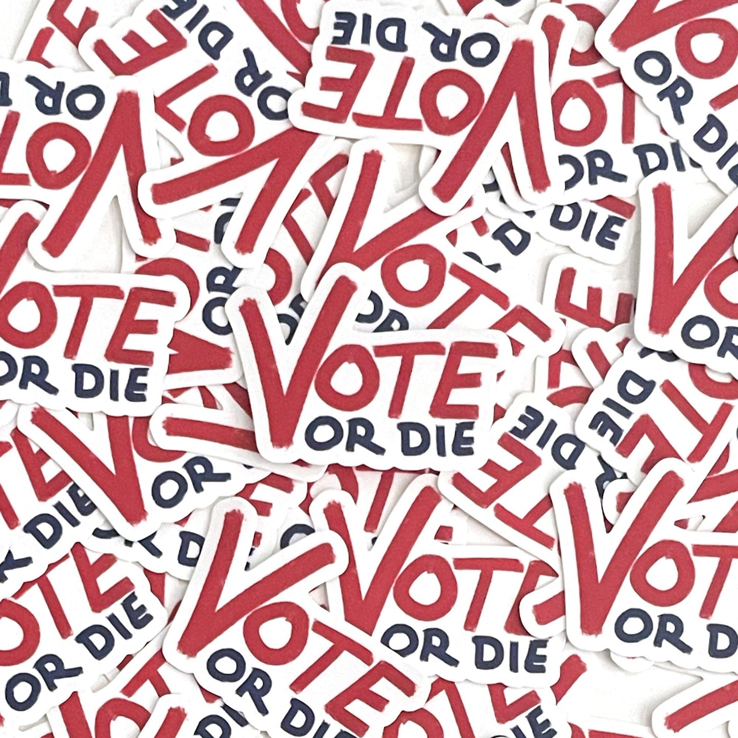 Vote or Die Waterproof Sticker