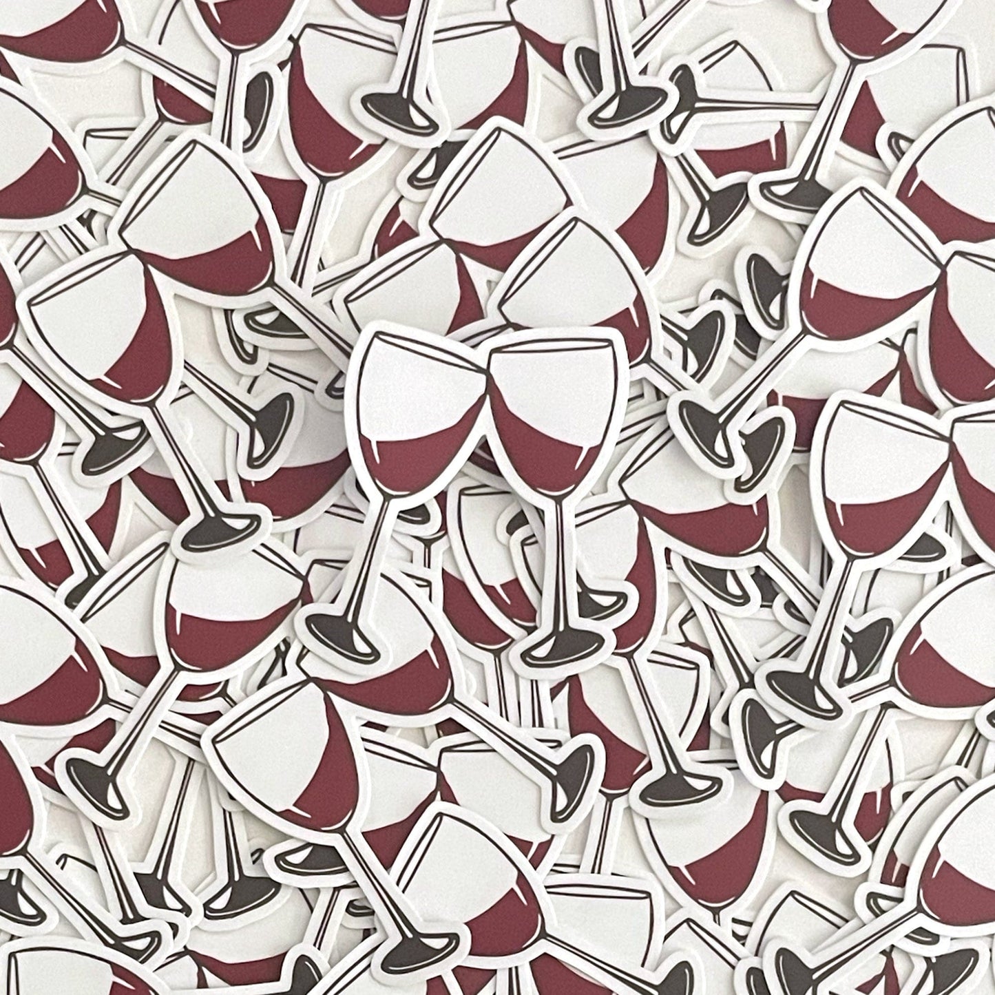 Wine Waterproof Sticker