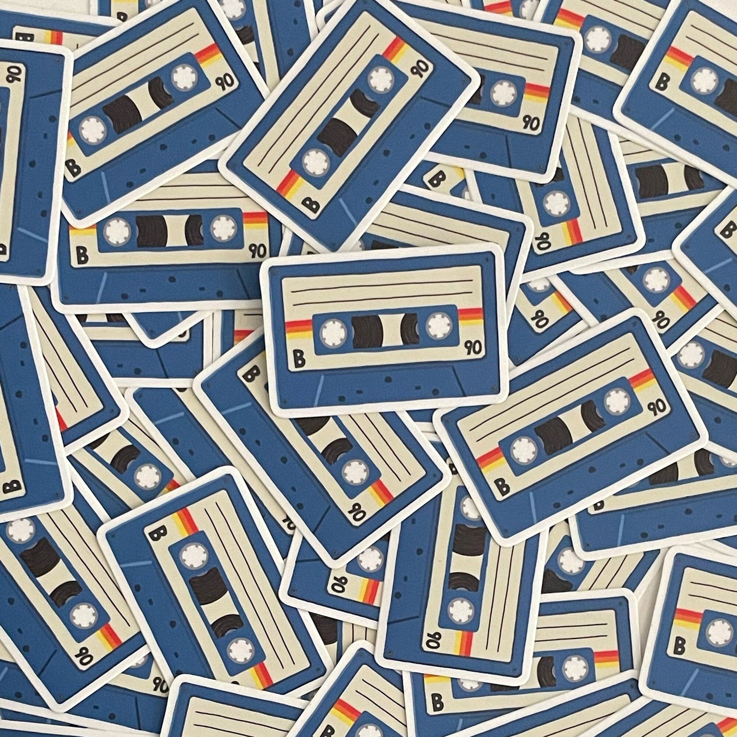 Cassette Tape Waterproof Sticker
