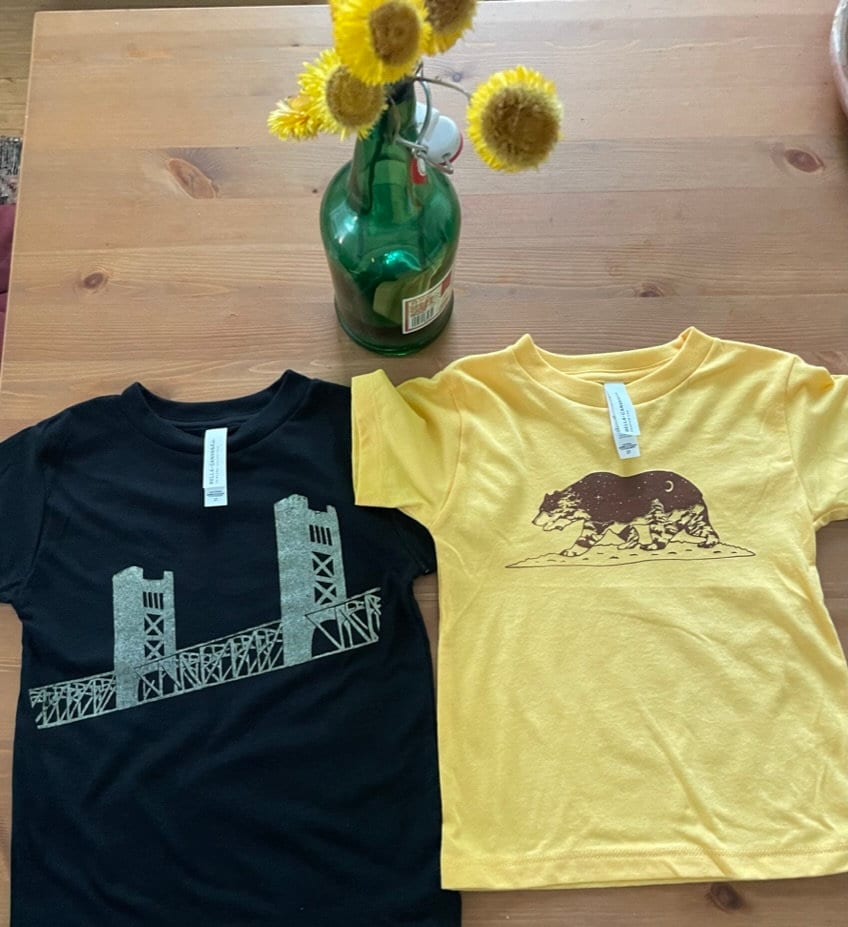 Kids California Grizzly Bear T-shirt