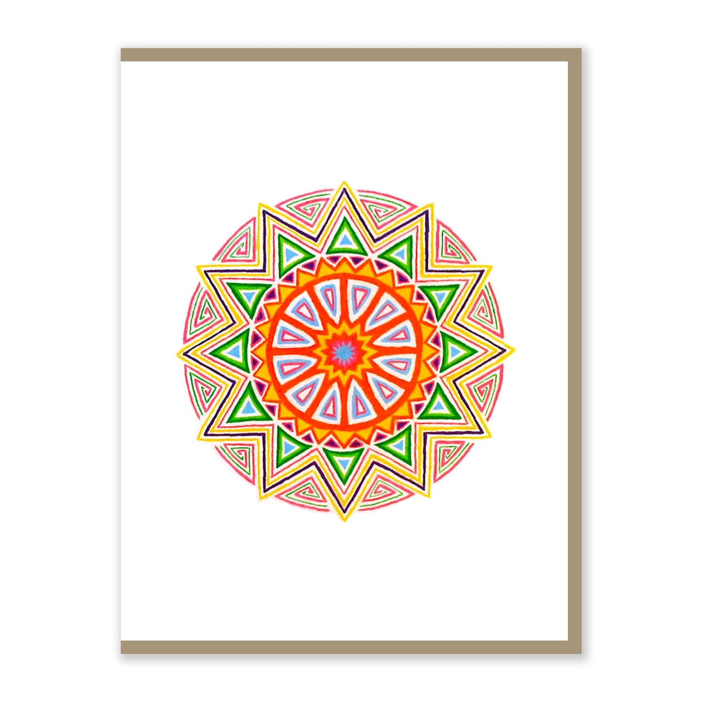 Mandala Card | Original Artwork | Zentangle | Greeting Card | Handmade