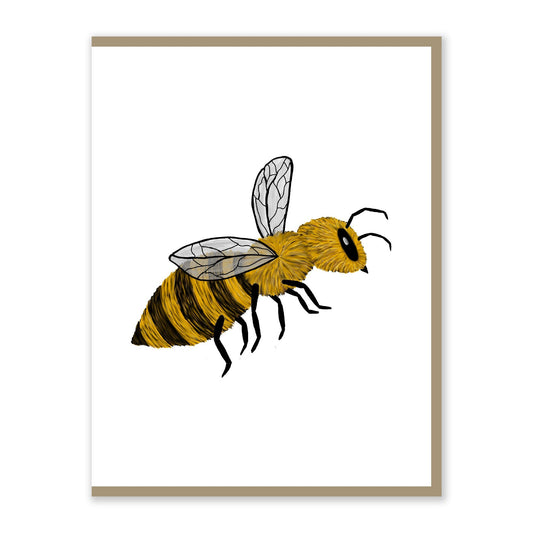 Bumble Bee Greeting Card - 4.25 x 5.5in