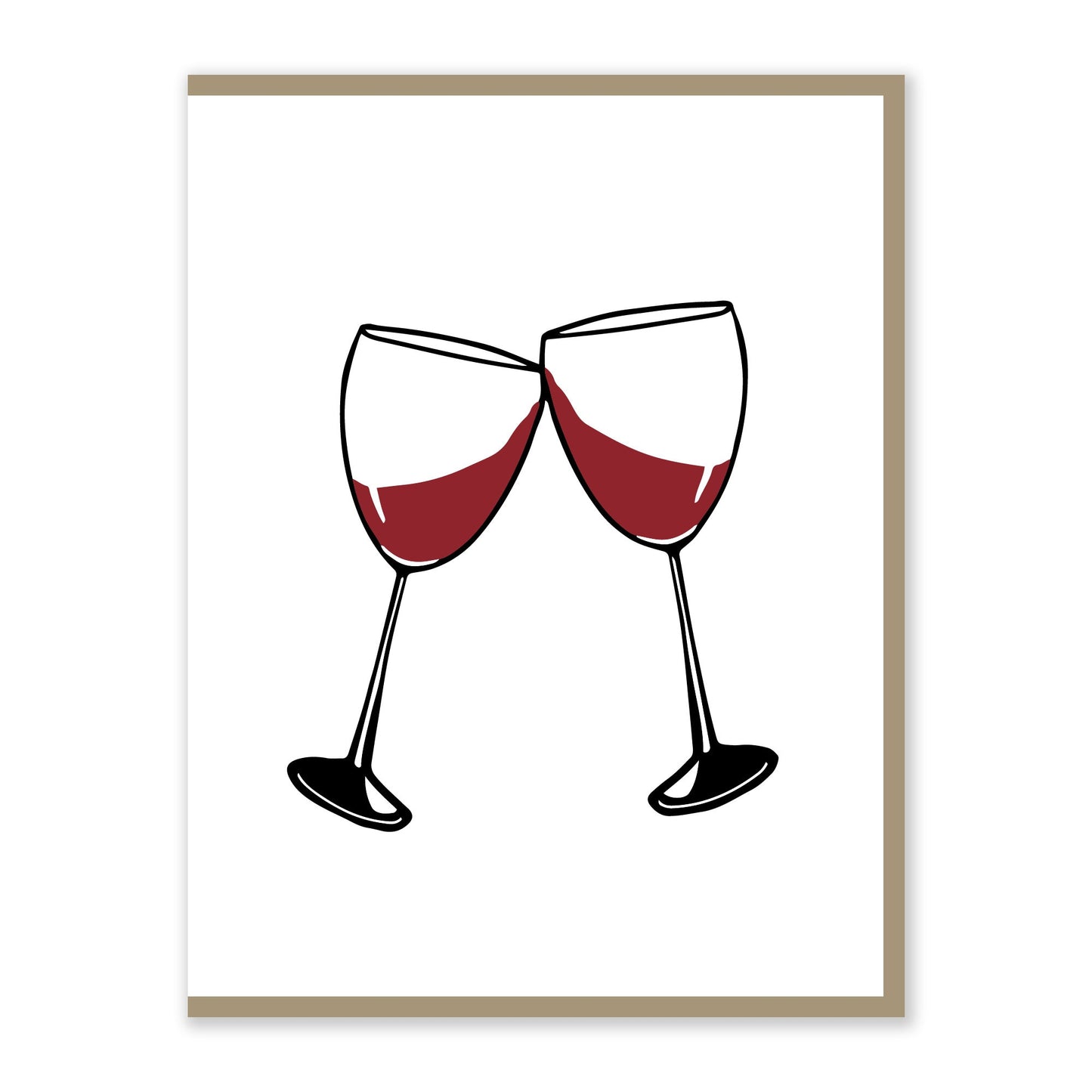 WIne Card | Craft Beer Lovers | Original Artwork | Greeting Card | Handmade