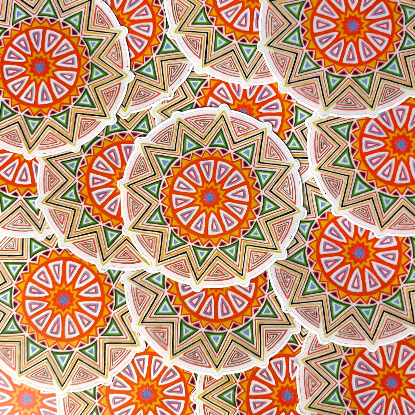 Mandala Sticker - Transparent Decal - Waterproof