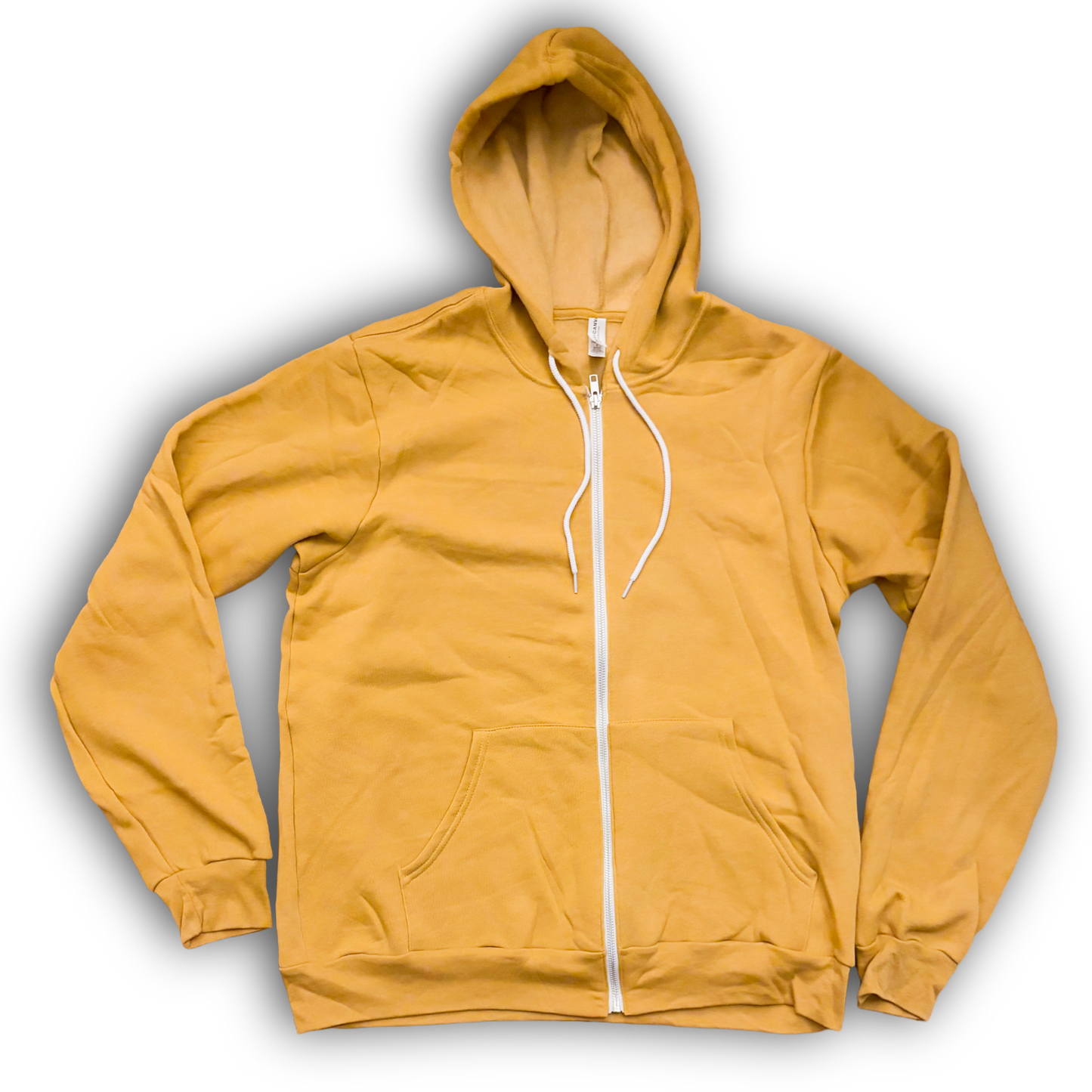 California Grizzly Bear Zip - Mustard Yellow