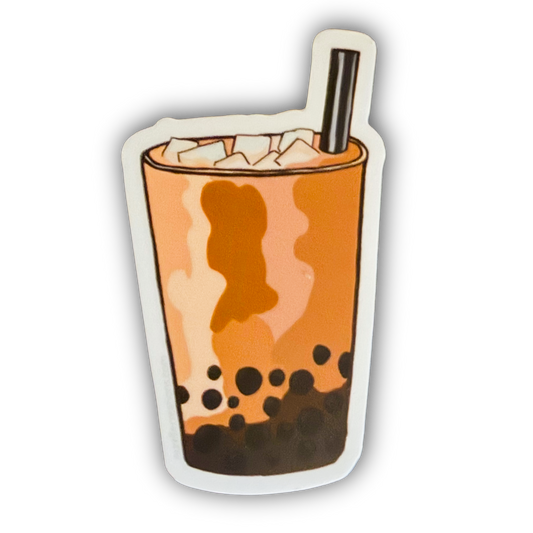 Boba Art Sticker - 3"
