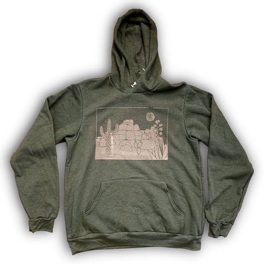 Desert Landscape Pullover Hoody