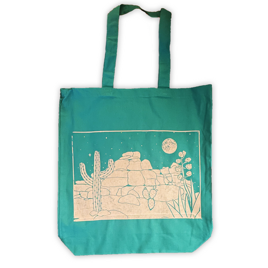 Desert Green Tote Bag