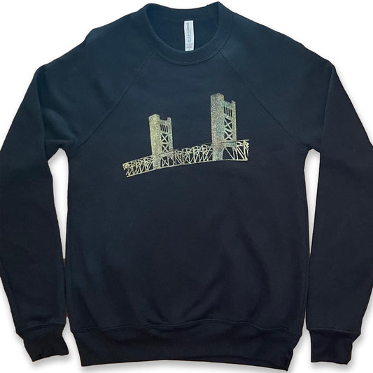 Tower Bridge Pullover Sweatshirt: Lightweight, Super Soft, USA Made