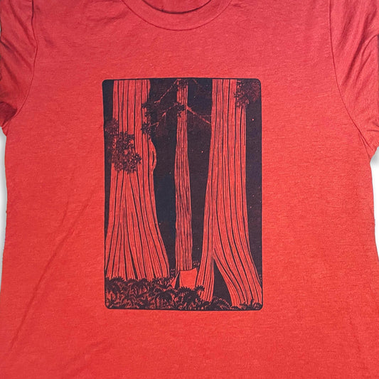 California Redwoods Art T-Shirt: Super Soft, Unisex XS-3X