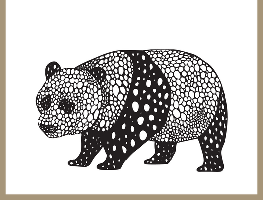 Panda Greeting Card - 4.25 x 5.5in