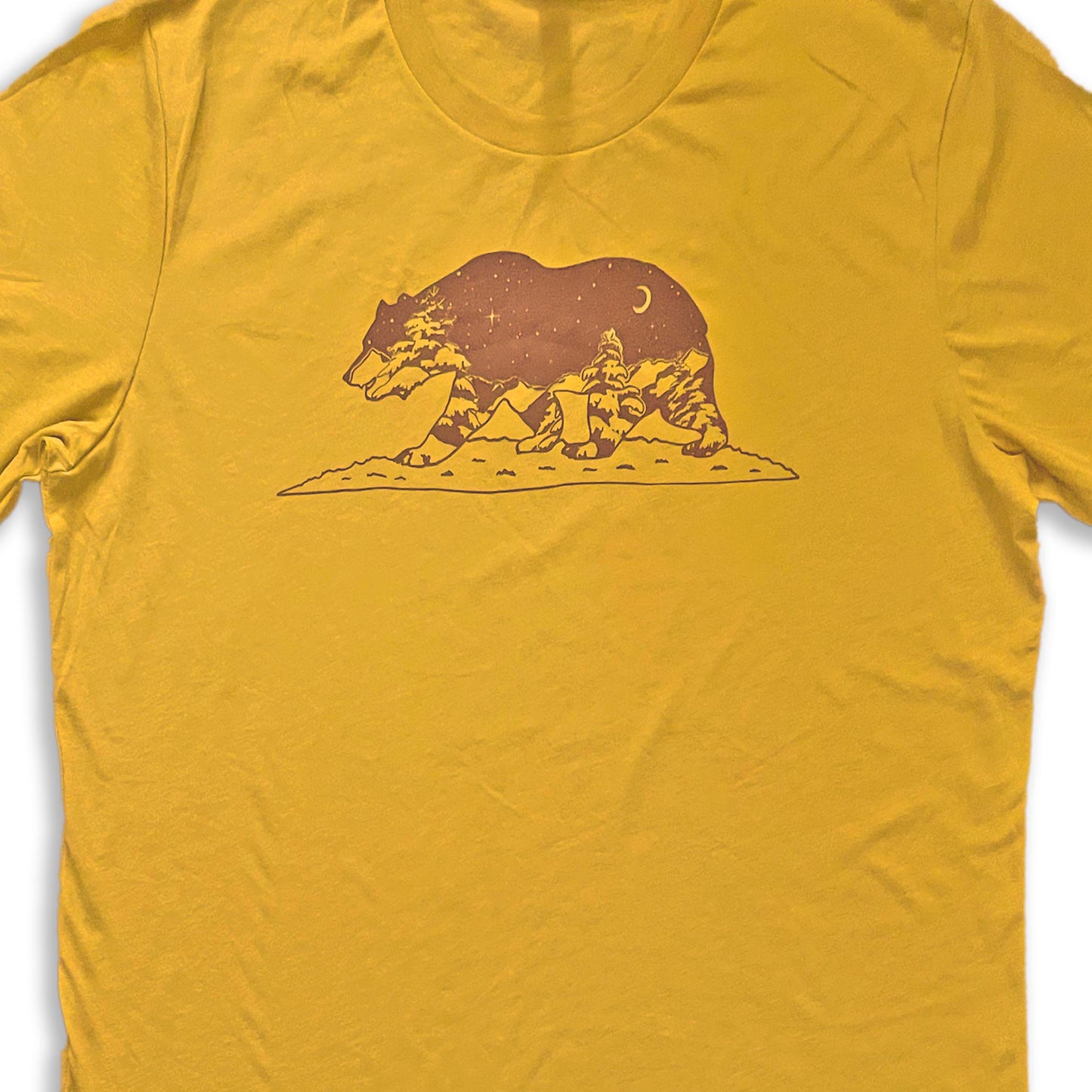 California Grizzly Bear Art T-Shirt: Super Soft, Unisex XS-3X